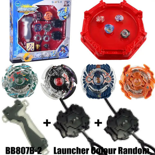 B-X TOUPIE BURST BEYBLADE 4pcs/Set Spinning Top 4D Set Arena Metal ToylandEU.com Toyland EU