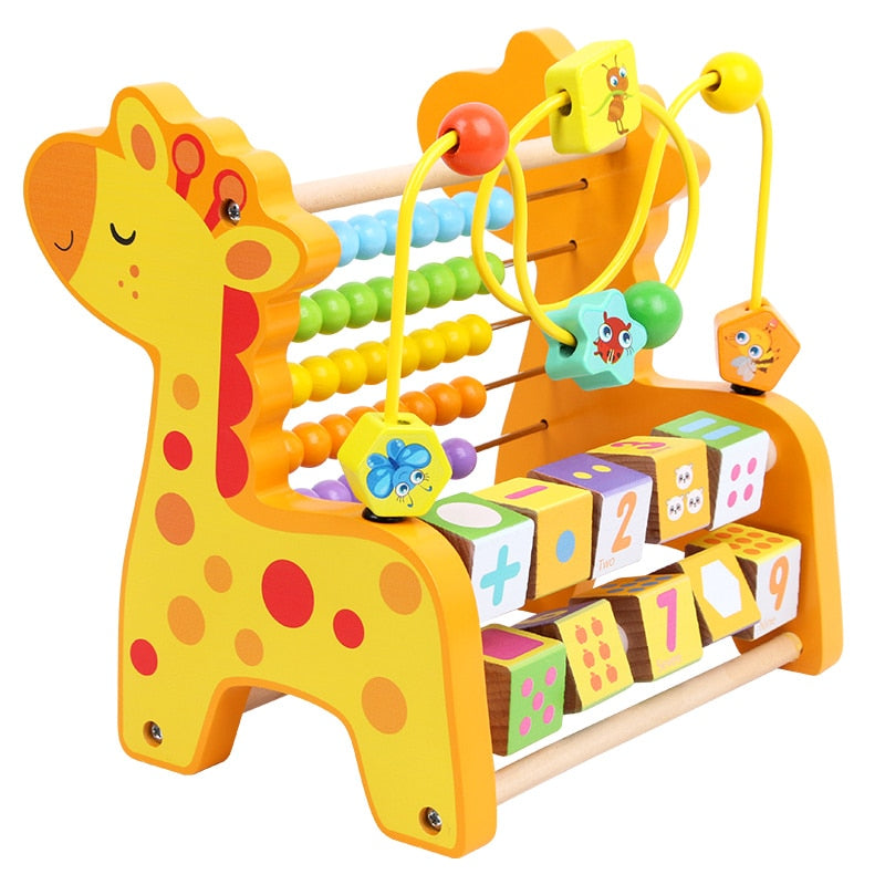 Wooden Montessori Math Abacus Toy for Early Learning - ToylandEU