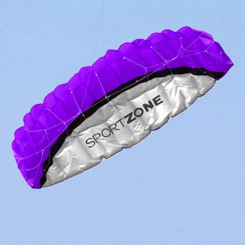 High-Quality 1.8m Dual Line Parafoil Parachute Kite Set with Handles and Bag - ToylandEU