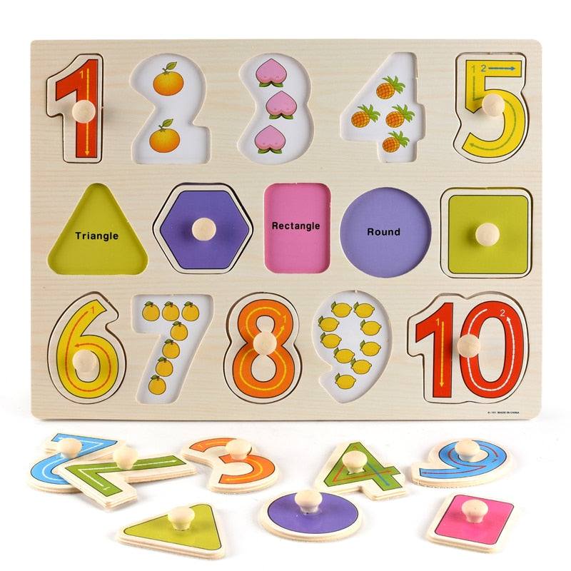 Educational 3D Wooden Puzzle Toy for Kids - ToylandEU