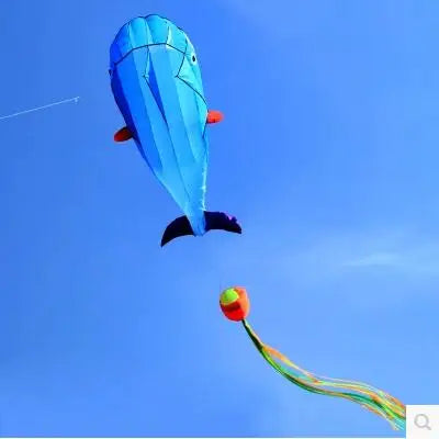 Large Dolphin Kite with Free Shipping - Ripstop Nylon Material - ToylandEU