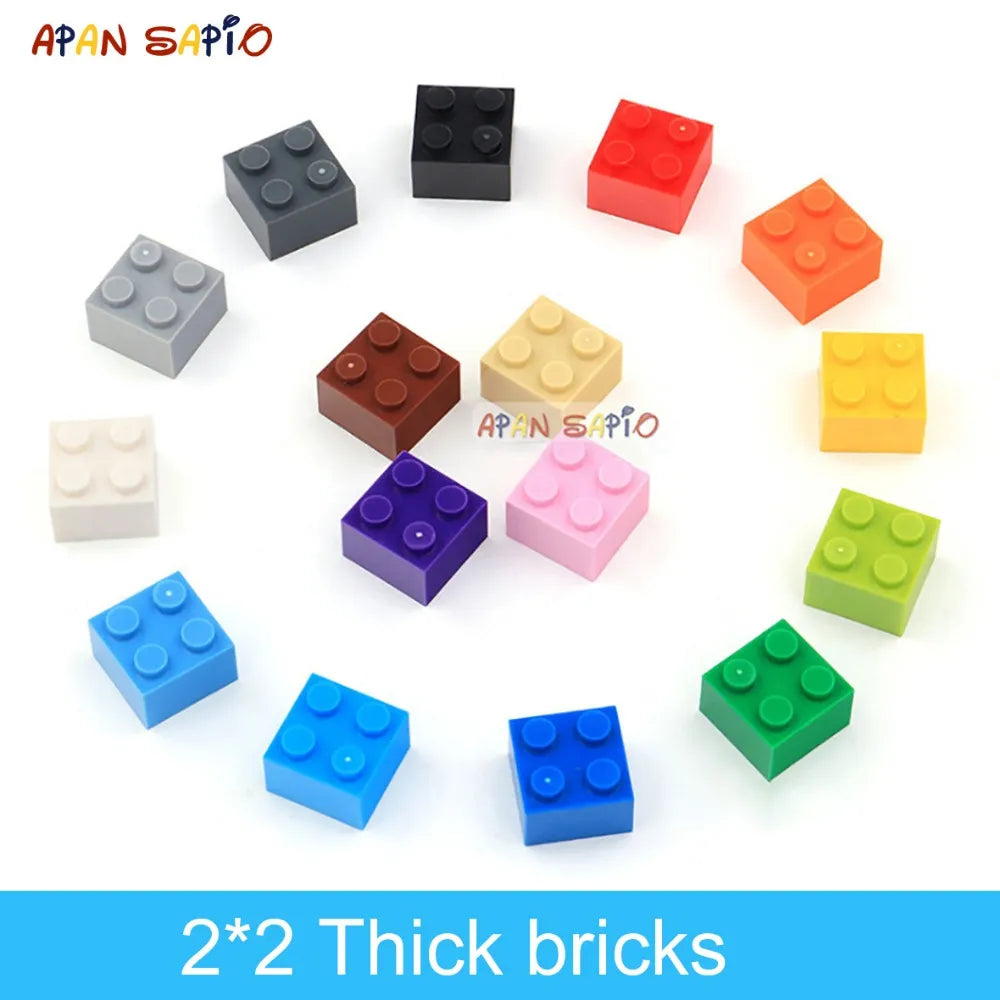 60-Piece Educational Building Blocks Set with Thick Figures ToylandEU.com Toyland EU