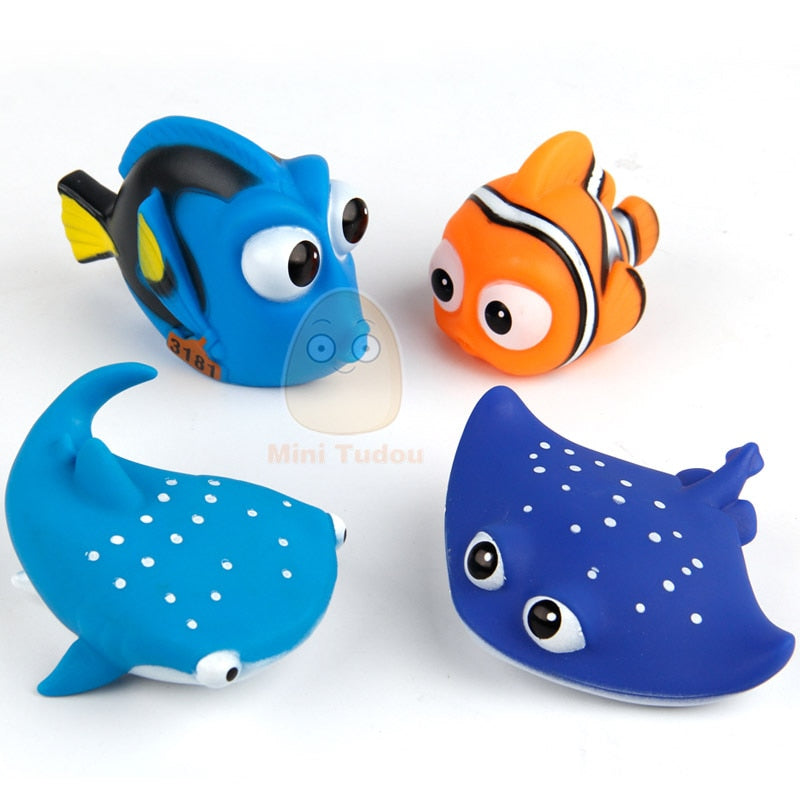 Soft Rubber Finding Nemo Bath Toys for Children - ToylandEU
