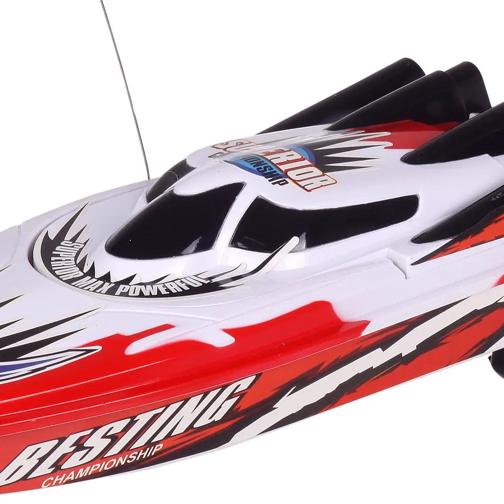 High-Speed RC Racing Boat with Dual Motor Remote Control - ToylandEU