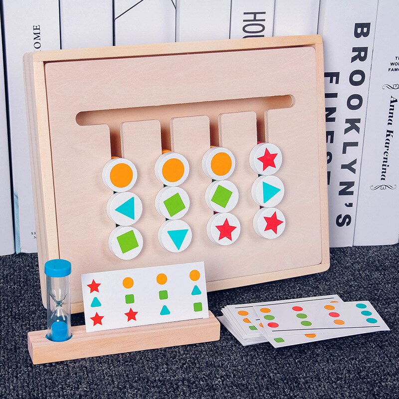 Educational Wooden Montessori Toy Set for Early Learning and Preschool Training