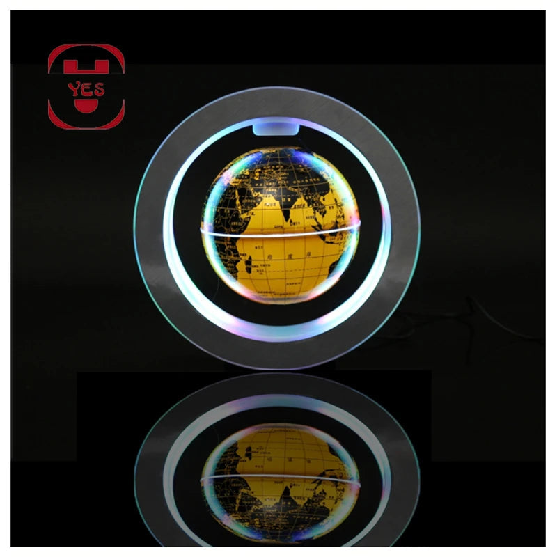 Levitating Magnetic Globe with 360° Rotation and LED Lighting - ToylandEU