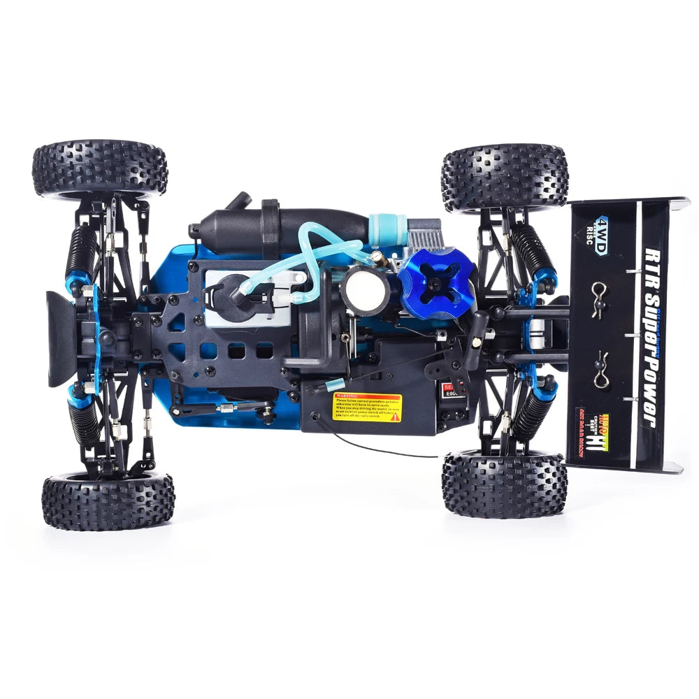 High-Speed HSP Nitro Gas 4WD RC Buggy - 1:10 Scale Off-Road Fun!