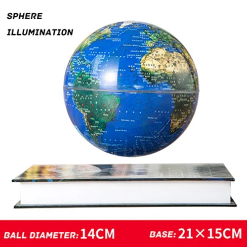 Magnetic Levitation 360°Rotate Globe with Touch Switch and Flying Saucer Shape ToylandEU.com Toyland EU