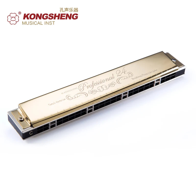 24-Hole Tremolo Harmonica in Key of C for Beginners - ToylandEU