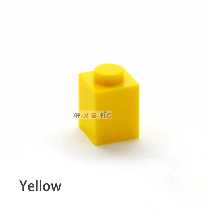 1000pcs 1x1 Dots DIY Building Blocks Thick Figures Bricks Educational Size Compatible With 3005 Plastic Toys for Children - ToylandEU
