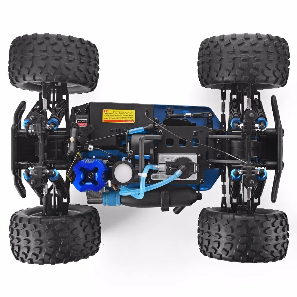 Nitro-Powered 1:10 Scale 4WD Off-Road RC Monster Truck Adventure