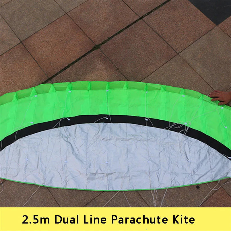 2.5 Meter Dual Line Parachute Kite Various Designs