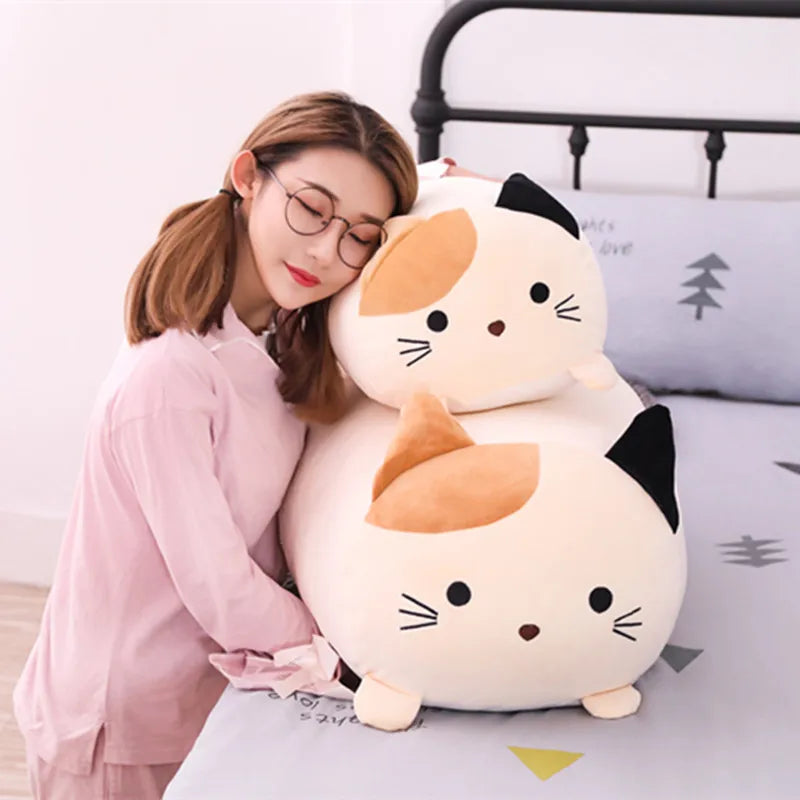 Animal Plush Pillow | Cartoon Animal Plush Toy | PP Cotton Filling