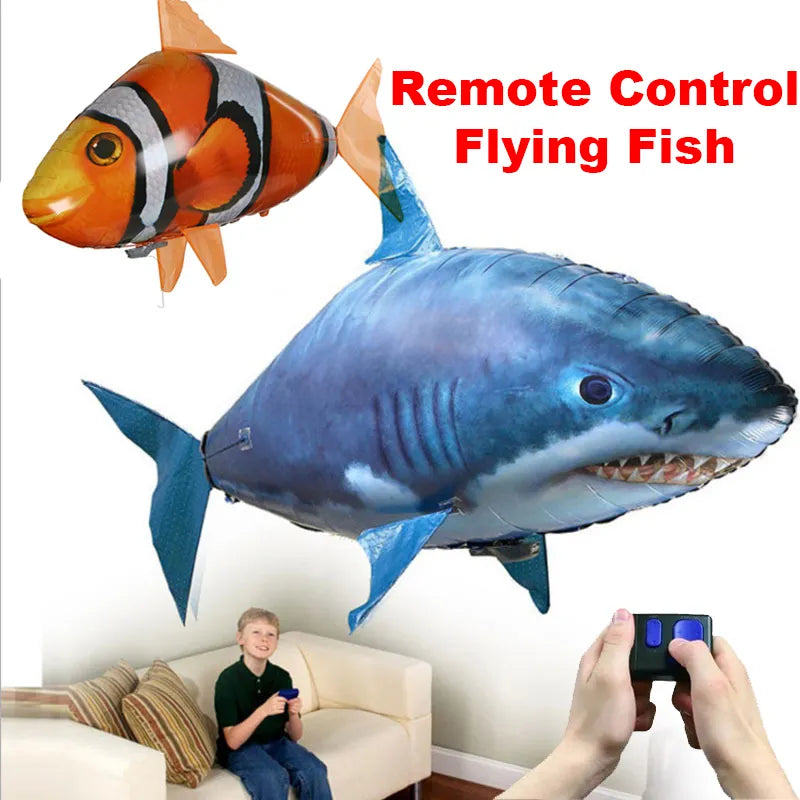 Remote Control Shark  Swimming  Infrared RC Flying Air Balloons Nemo - ToylandEU