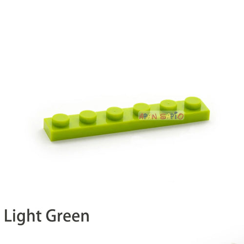 80-Piece DIY Building Blocks Kit with Thin Figures and 1x6 Dots - 12 Color Options ToylandEU.com Toyland EU