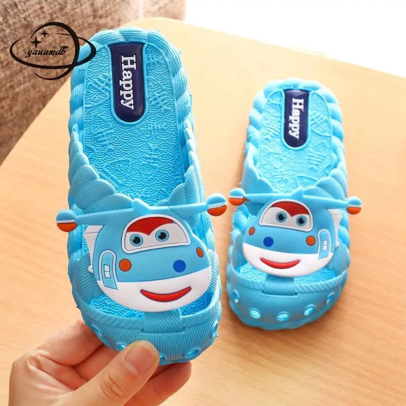 Children's Hollow Breathable Flip Flops - Summer Slippers