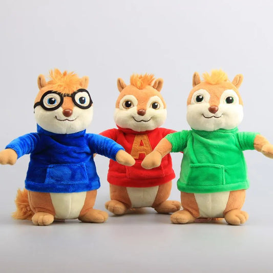Kawaii Fluffy Alvin and the Chipmunks Halloween Plush Toys - 22cm / 9 inch - ToylandEU
