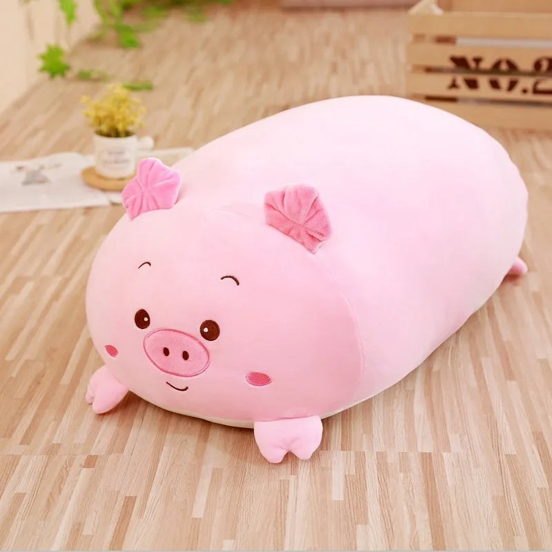 Plush Pillow Toy | Cat, Dog, Penguin, Pig, Frog | PP Cotton Filling