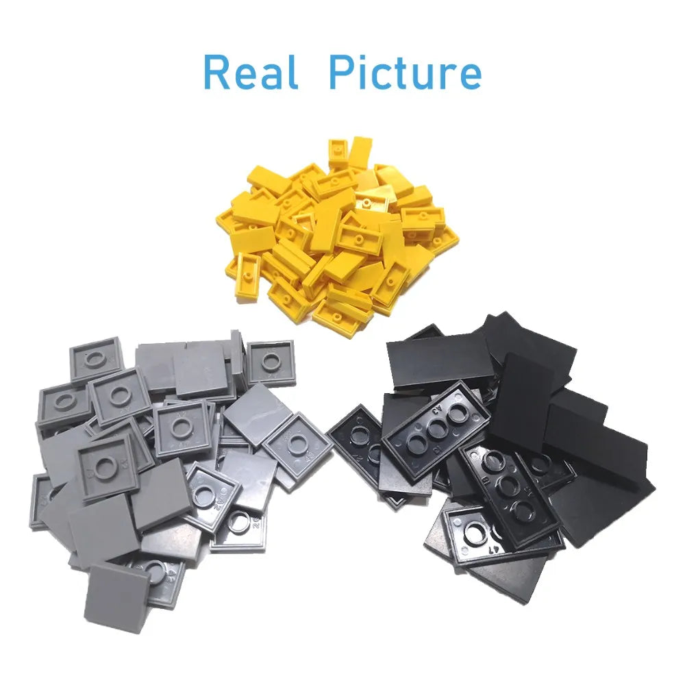 200pcs Educational DIY Building Blocks Figure Bricks 2x2 Ceramic Tile - ToylandEU