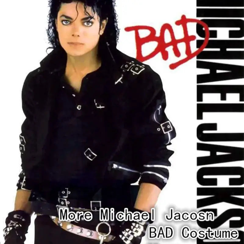 Punk Michael Jackson BAD Pants Trousers and Belt in1990'S - ToylandEU