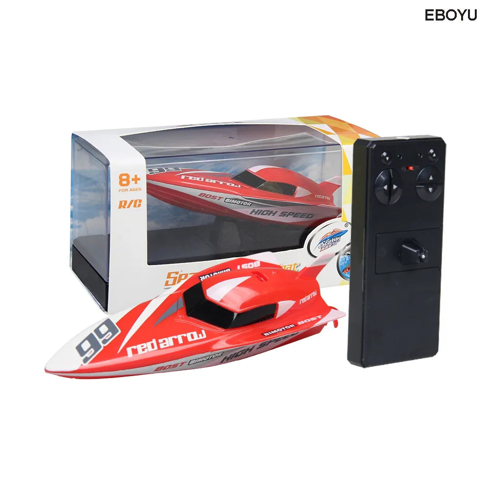 ShenQiWei 3312M 2.4Ghz Mini RC Boat Nano Remote Control Racing Boat - ToylandEU