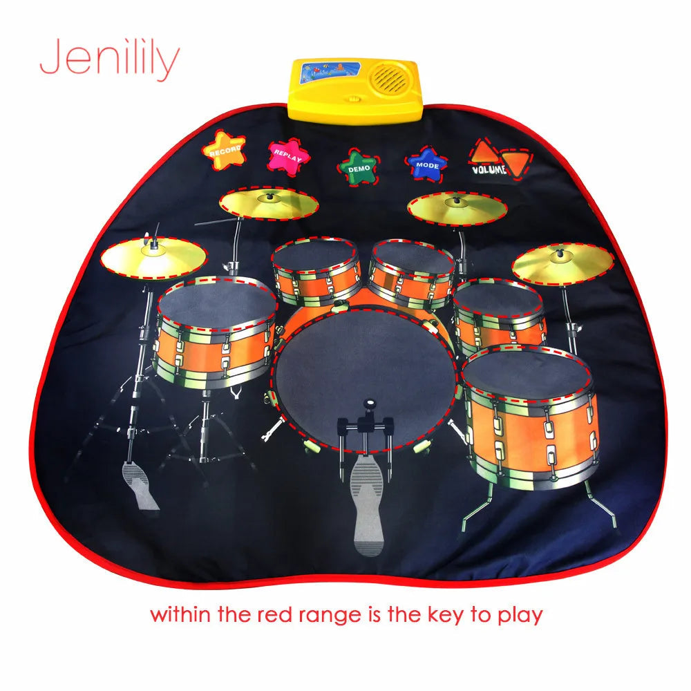 Interactive Baby Music Keyboard and Drum Mat - Perfect Gift for Kids
New Title: Recordable Musical Jazzdrums Mat for Kids - ToylandEU