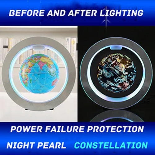 Levitating Magnetic Globe with 360° Rotation and LED Lighting ToylandEU.com Toyland EU