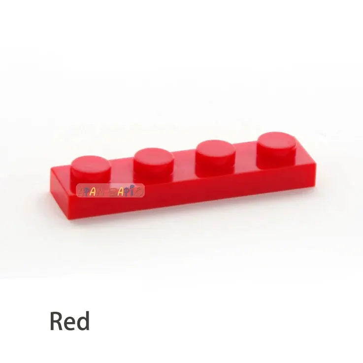 600pcs Thin Figures Bricks 1x4 Dots DIY Building Blocks Educational Creative Plastic Toys for Children Size Compatible With 3710 - ToylandEU