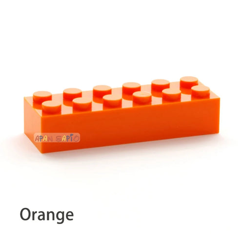 20pcs Educational Building Blocks: Thick Figures Bricks 2x6 Dots DIY Kit ToylandEU.com Toyland EU