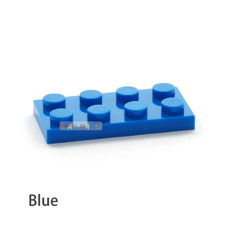 300pcs DIY Building Blocks Thin Figure Bricks 2x4 Dots Educational Creative Plastic Toys for Children Size Compatible With 3020 - ToylandEU