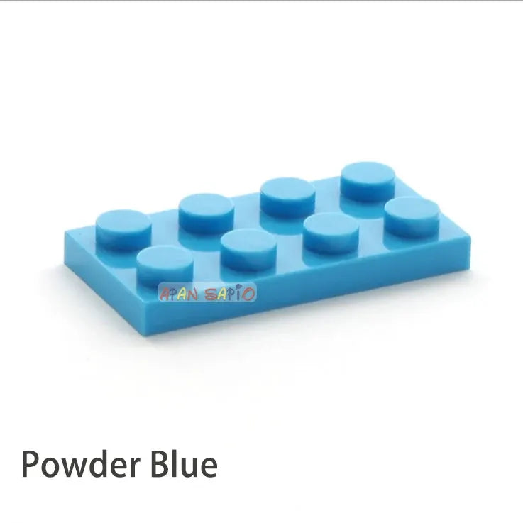300pcs DIY Building Blocks Thin Figure Bricks 2x4 Dots Educational Creative Plastic Toys for Children Size Compatible With 3020 - ToylandEU