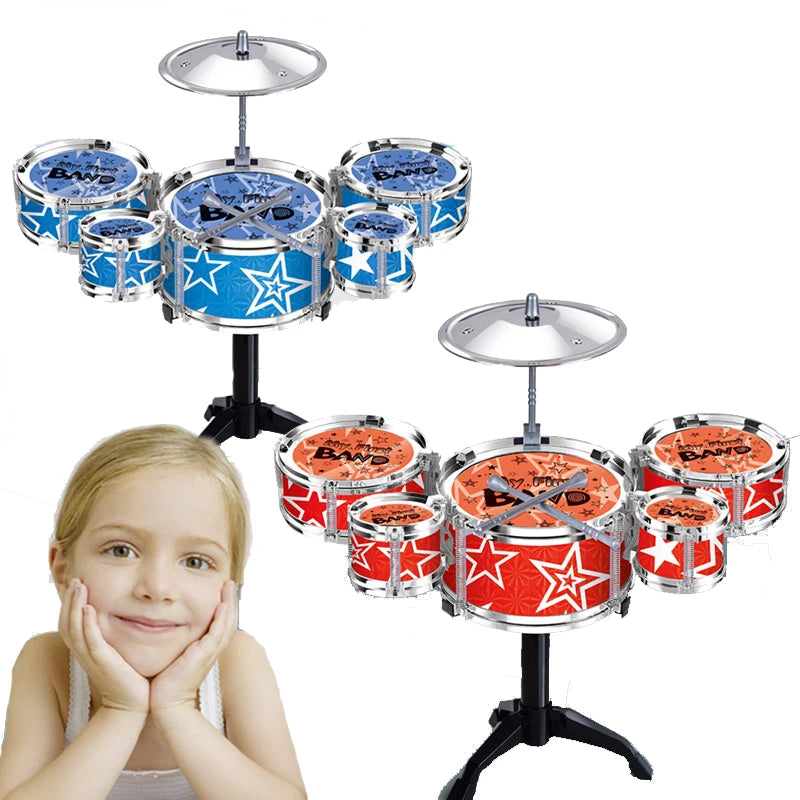 Mini Jazz Drum Set Musical Toy for Young Children - ToylandEU