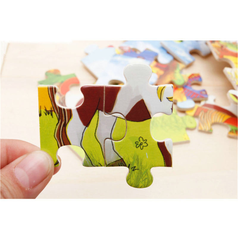 60-Piece 3D  Wooden Puzzle Set - Educational Toy for Children - ToylandEU