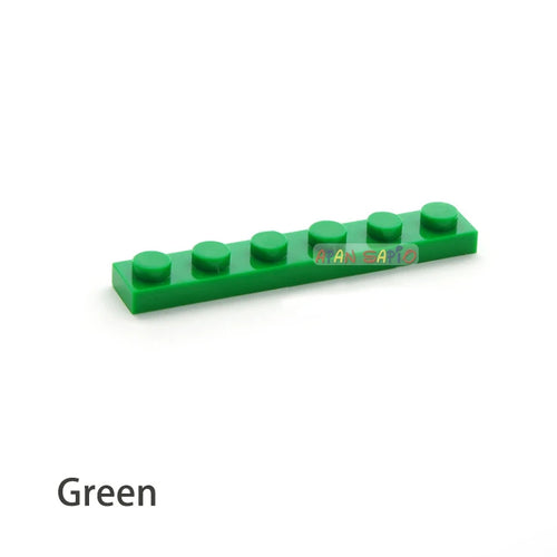 80-Piece DIY Building Blocks Kit with Thin Figures and 1x6 Dots - 12 Color Options ToylandEU.com Toyland EU