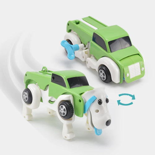 Color Changing 14cm Dog Car Toy for Kids - Battery-Free Transformation Vehicle AliExpress Toyland EU