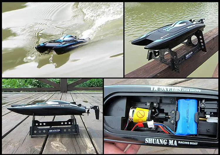High Speed Remote Control Racing Boat with 18 KM/H Speed