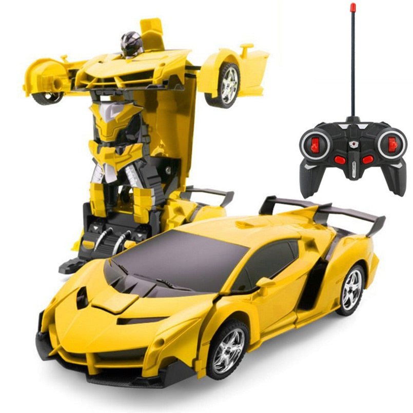 2-in-1 Electric RC Car adaptable Robots Toy - ToylandEU