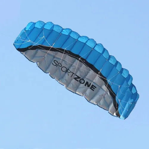 High-Quality 1.8m Dual Line Parafoil Parachute Kite Set with Handles and Bag - ToylandEU