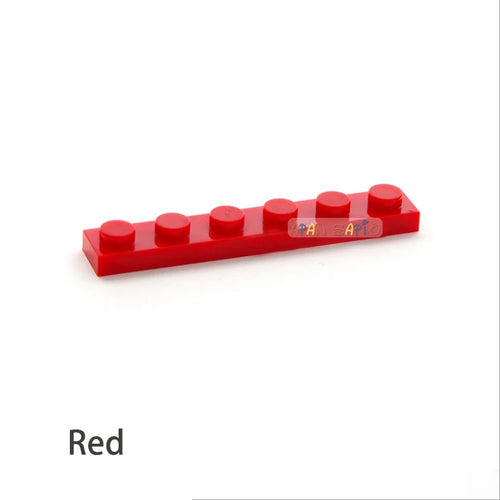 80-Piece DIY Building Blocks Kit with Thin Figures and 1x6 Dots - 12 Color Options ToylandEU.com Toyland EU