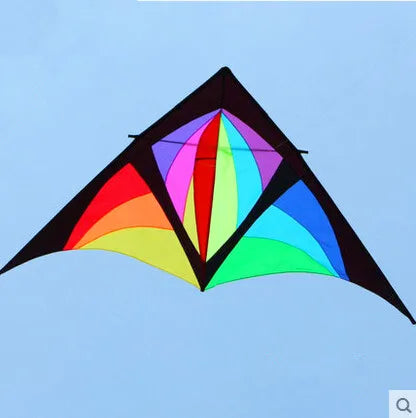 Kite | Delta Power Kite 168 Inch | With Handle Line | Multicolor
