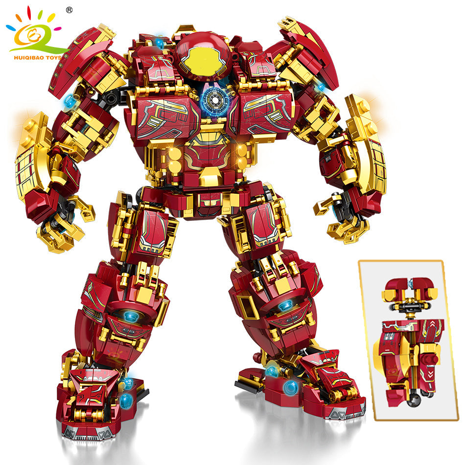 City War Super Armor Robot Building Blocks Military Set with 1450+ Pieces - ToylandEU