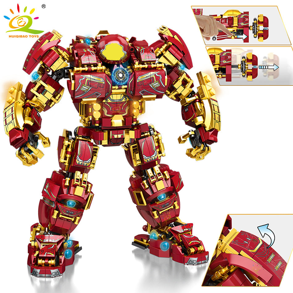 City War Super Armor Robot Building Blocks Military Set with 1450+ Pieces - ToylandEU