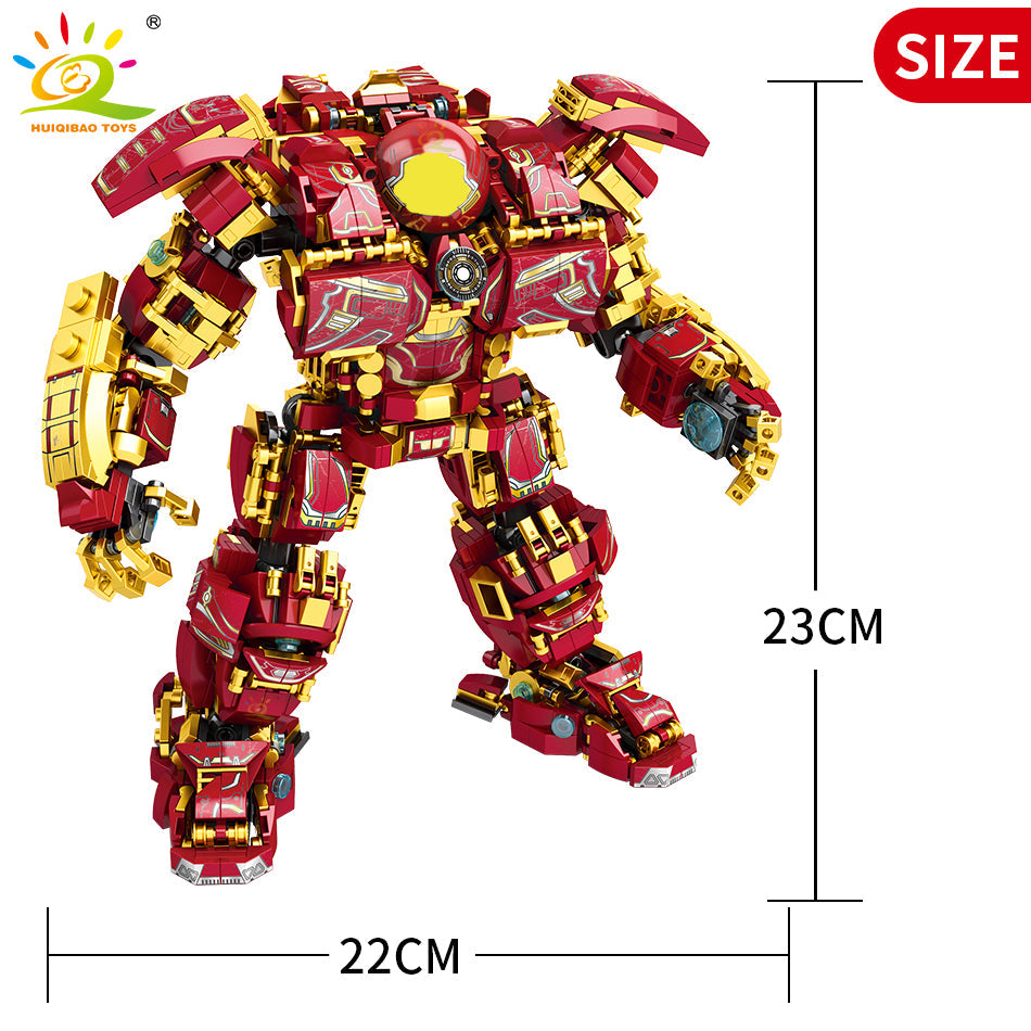 City War Super Armor Robot Building Blocks Military Set with 1450+ Pieces - ToylandEU