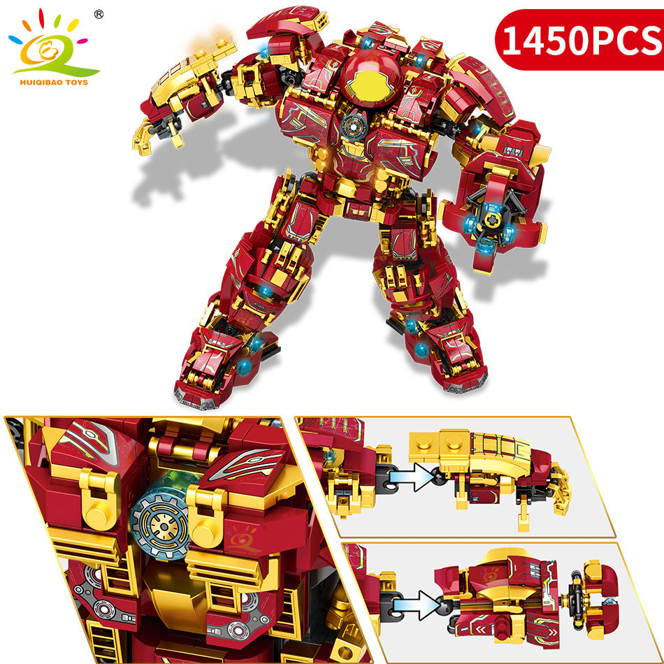 City War Super Armor Robot Building Blocks Military Set with 1450+ Pieces - ToylandEU