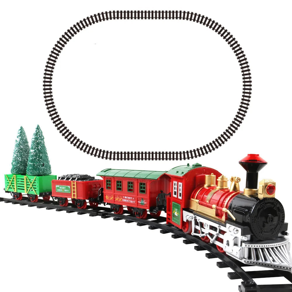Explore the World of Transportation with Our Electric Train Toy Car Railway Model