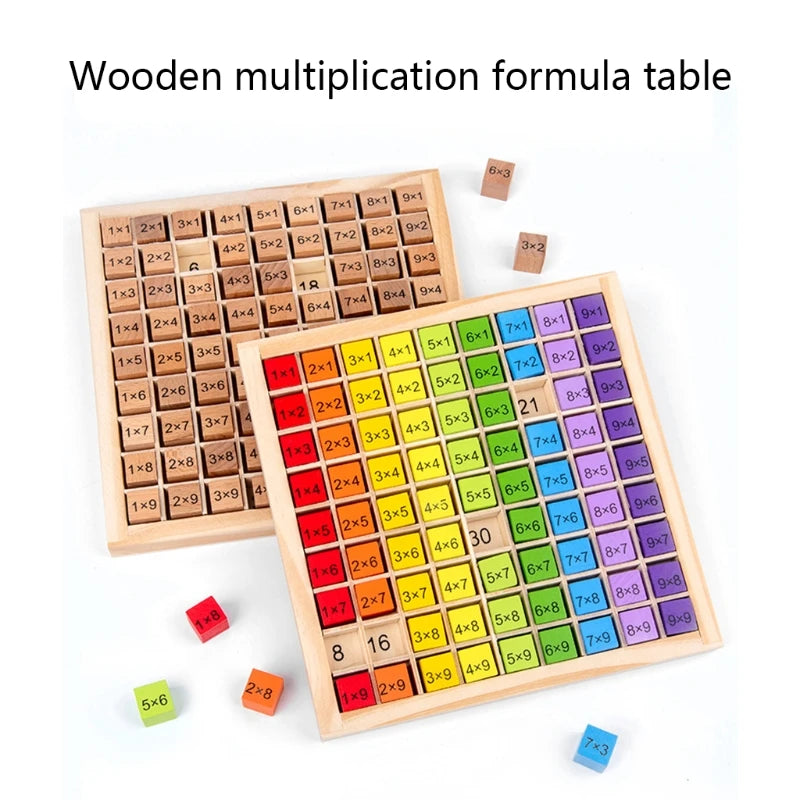 Montessori Educational Wooden Toys for Kids Children 99 Multiplication - ToylandEU