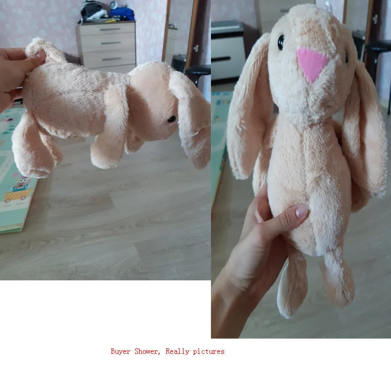 Rabbit Doll Soft Plush Toy with Long Ears - Ideal for Kids and as Wedding Decoration - ToylandEU