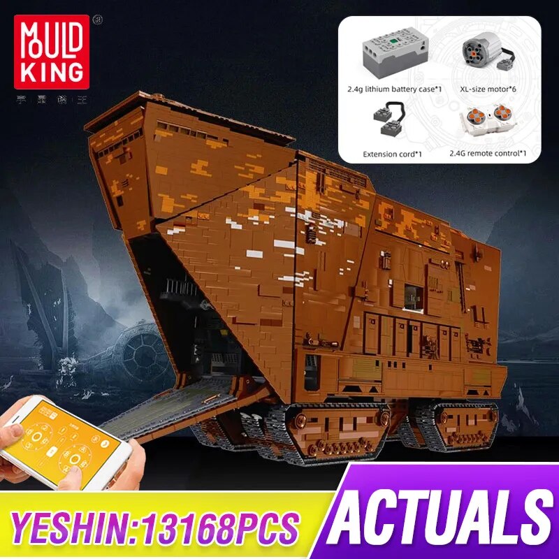 MOC-13289 Cavegod UCS Sandcrawler War Ship Building Blocks Model - ToylandEU