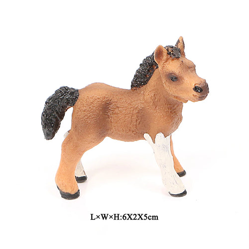 Realistic Animal Horse Action Figure Toy - Detailed Appaloosa Harvard Hannover Clydesdale Quarter Arabian Model ToylandEU.com Toyland EU