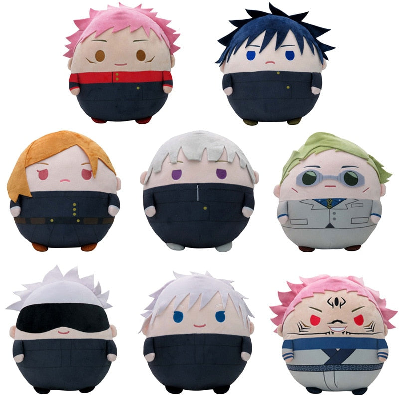 Cute Chubby Jujutsu Kaisen Character Plush Toys - Perfect Gift for Children - ToylandEU